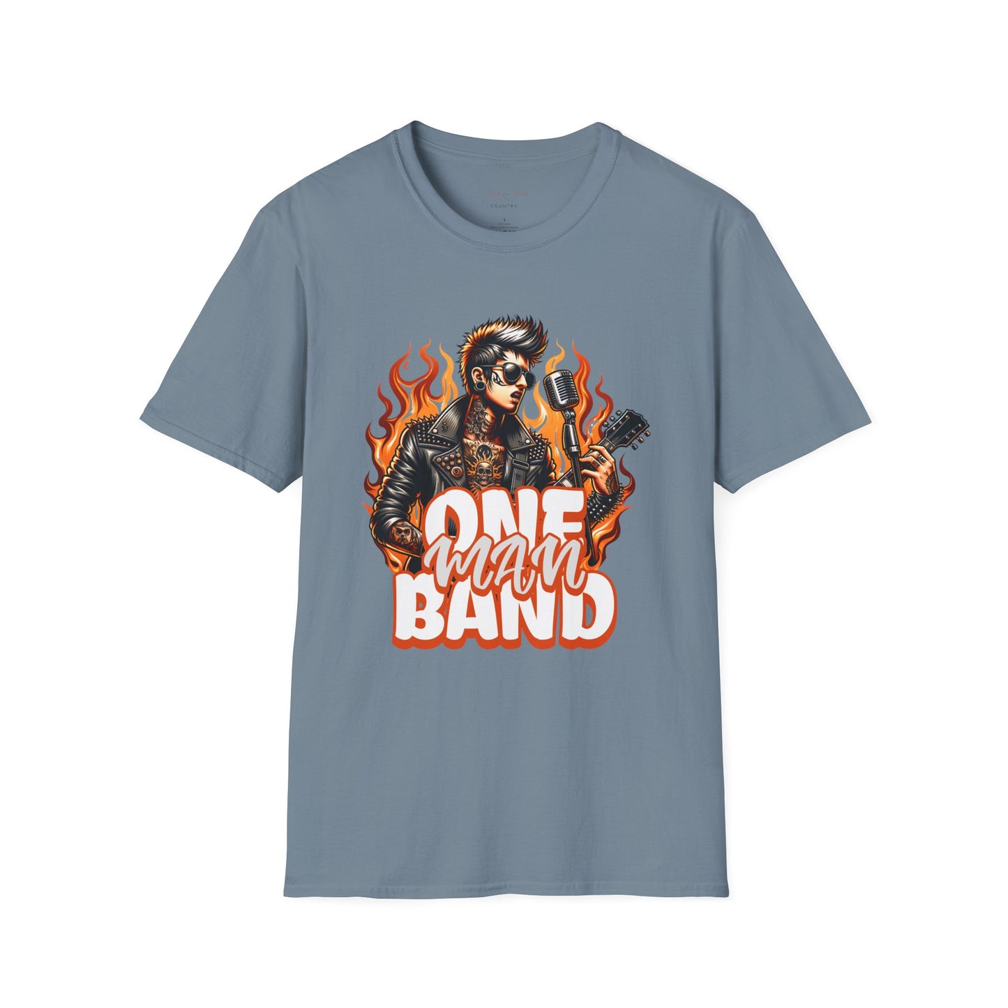 One Man Band T-Shirt, Country Music Shirt, Festival Tee, Western T-shirt, Concert T Shirt,