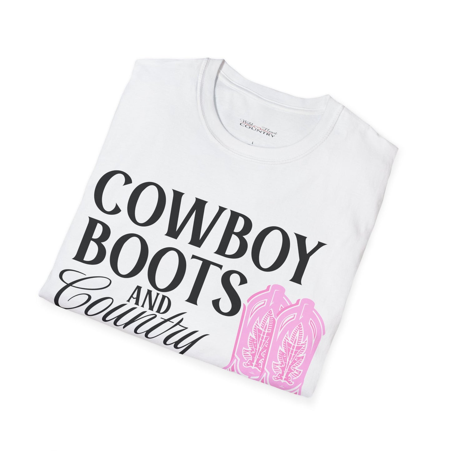 Cowboy Boots & Country Roots T Shirt, Country Shirt, Cowboy Boots Tee, Western T-shirt, Country Shirt, Country Roots T-Shirt