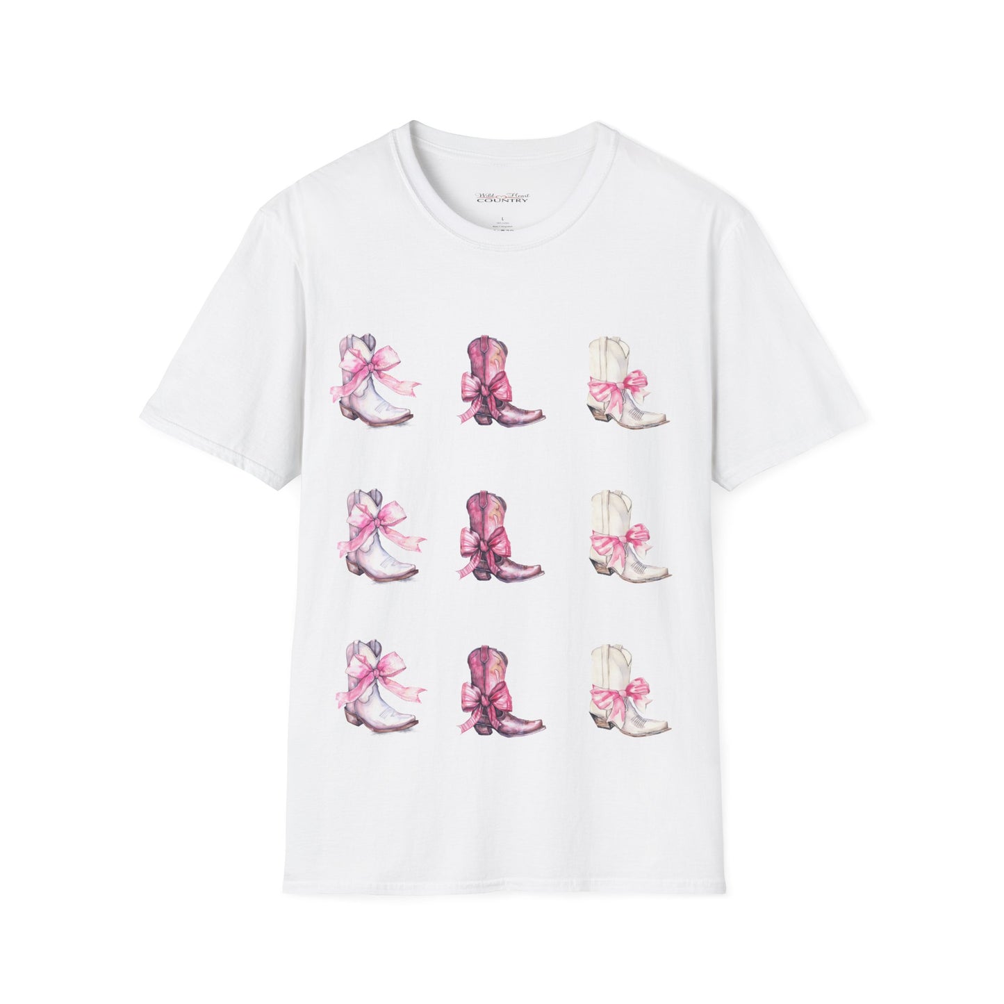 Country Chic Cowboy Boots T-Shirt, Country Shirt