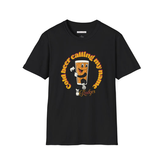 Cold beer calling my name T Shirt, Country Music Shirt, Festival Tee, Western T-shirt, Concert T-Shirt