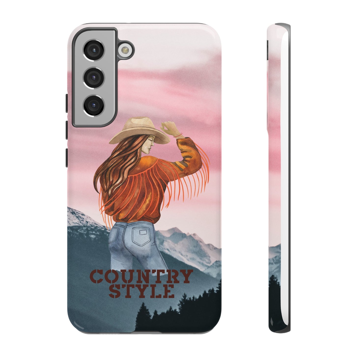 Country Style Tough Phone Case, Cowgirl, Phone Case, Gift, Country Phone Case, Western Accessories