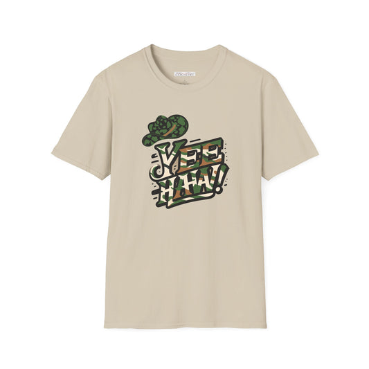 Yee Haw! Camo Cowboy Tee
