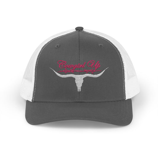 Cowgirl Up Snapback Trucker Cap