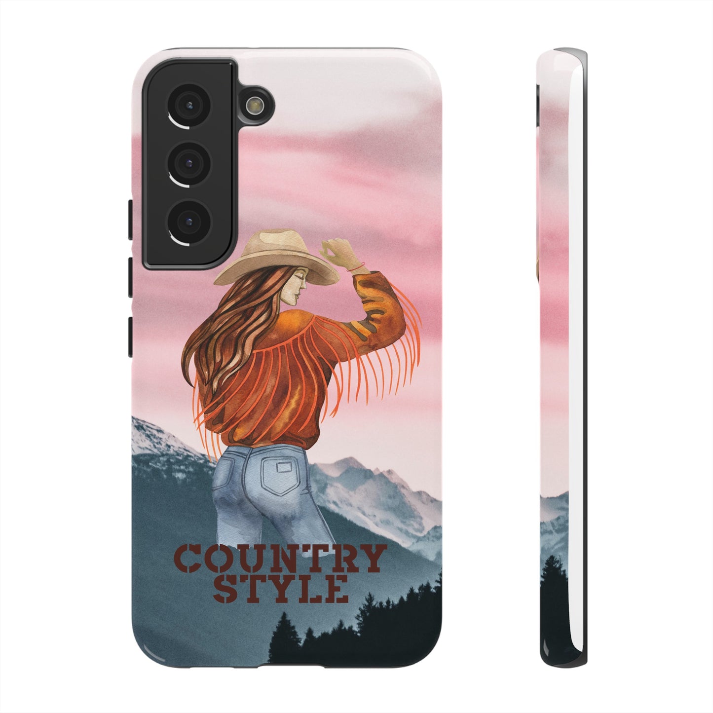 Country Style Tough Phone Case, Cowgirl, Phone Case, Gift, Country Phone Case, Western Accessories