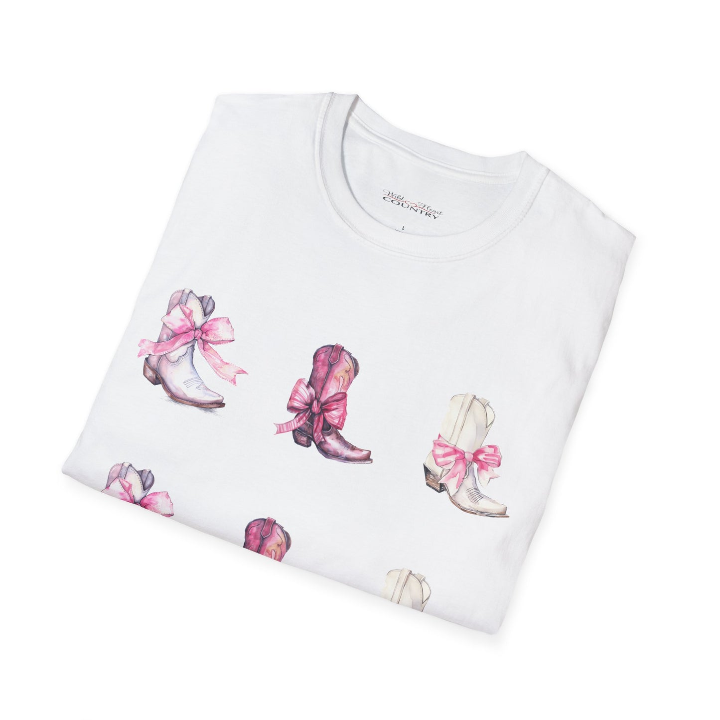 Country Chic Cowboy Boots T-Shirt, Country Shirt