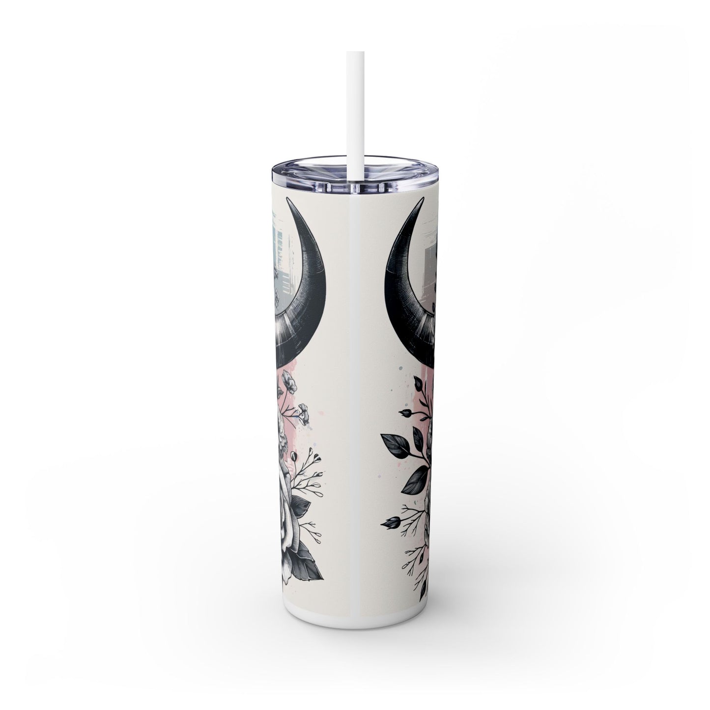 Wild Elegance Tumbler 20 oz Tumbler; Country Tumbler, Longhorn Tumbler