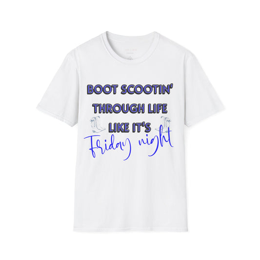 Boot Scootin' Through Life T-Shirt, Country Music Shirt, Line dancing tee