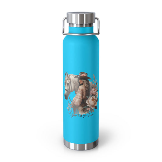 Western Spirit Cowgirl Personalized Insulated Water Bottle 22oz