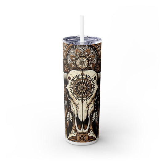 Western Spirit Cow Skull 20 oz Tumbler; Dreamcatcher Tumbler