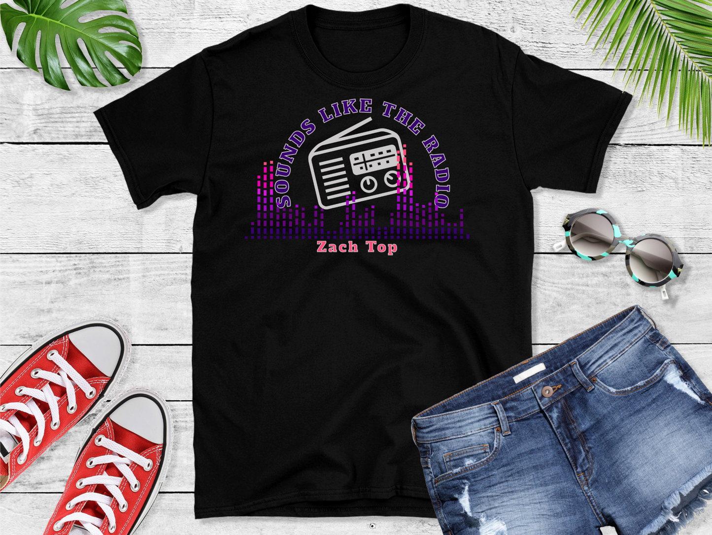 Sounds like the radio T Shirt, Country Music Shirt, Tour Shirt, Festival Tee, Western T-shirt, Concert T Shirt,