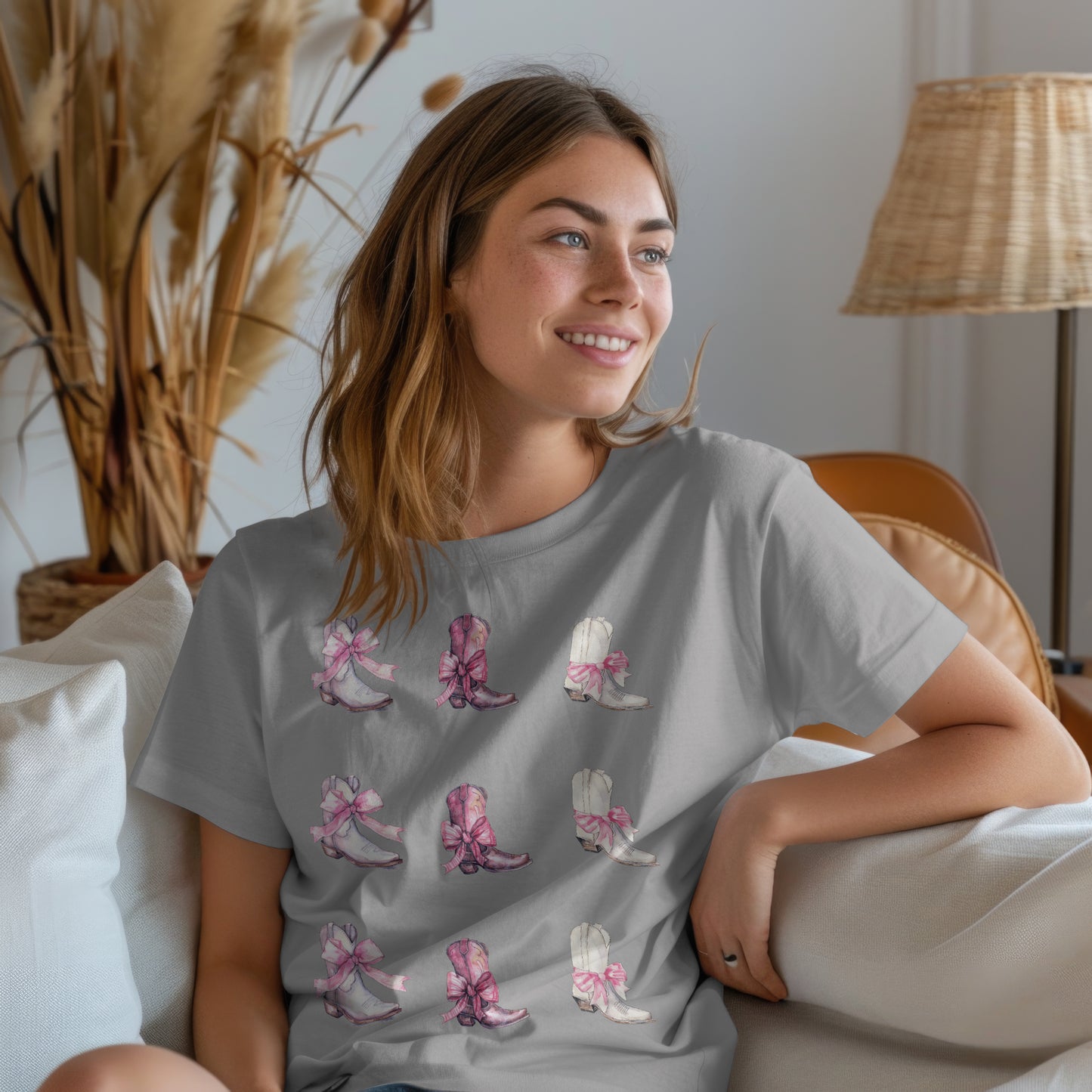 Country Chic Cowboy Boots T-Shirt, Country Shirt