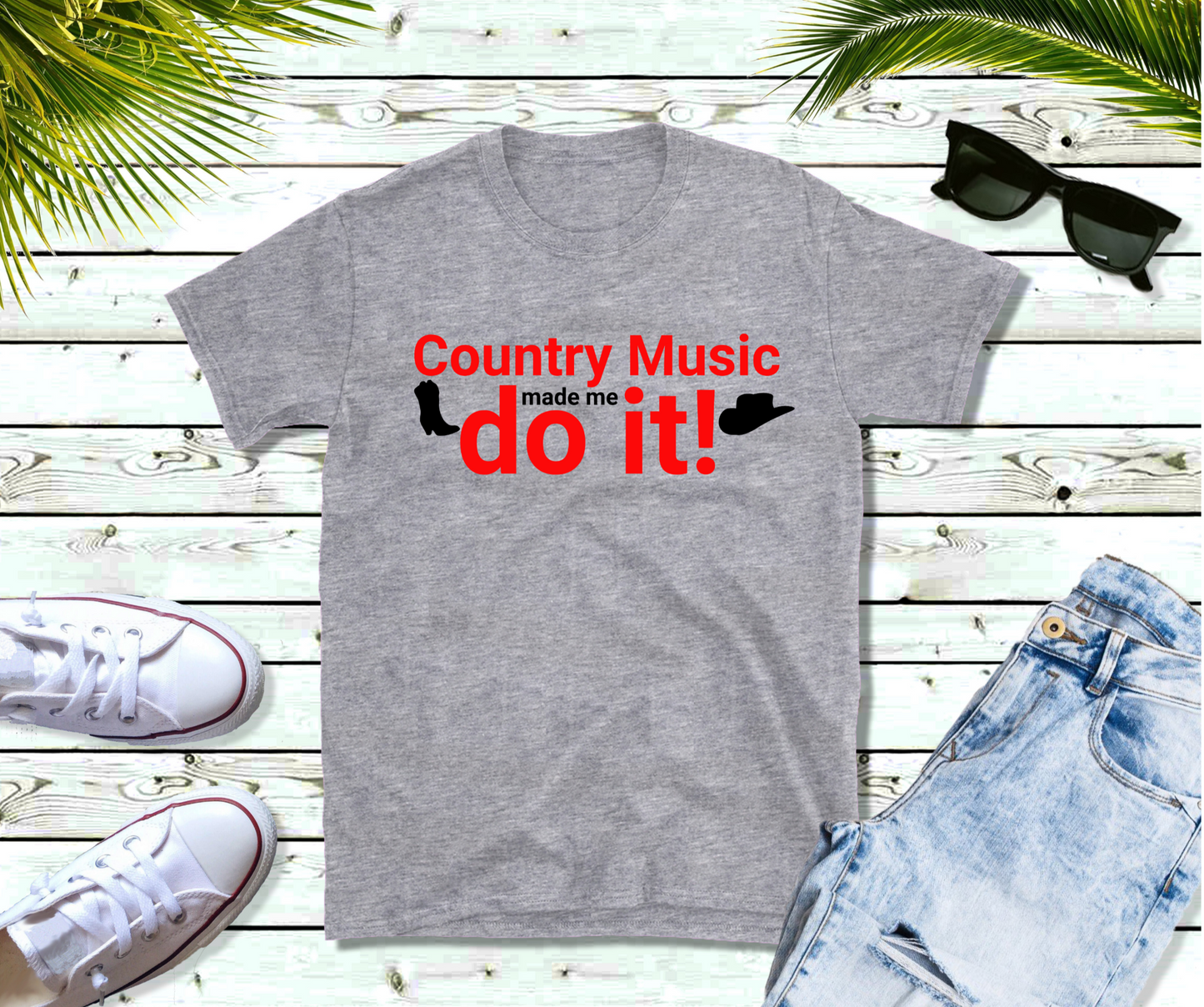 Country music made me to it T Shirt, Country Music Shirt, Festival Tee, Western T-shirt, Concert T-Shirt