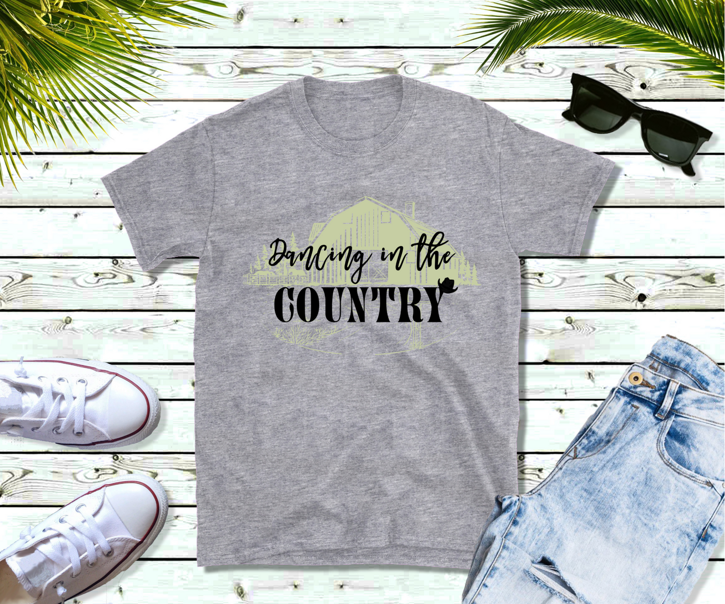 Dancing in the Country T Shirt, Country Shirt, Western T-shirt, Country Music Lyric Shirt