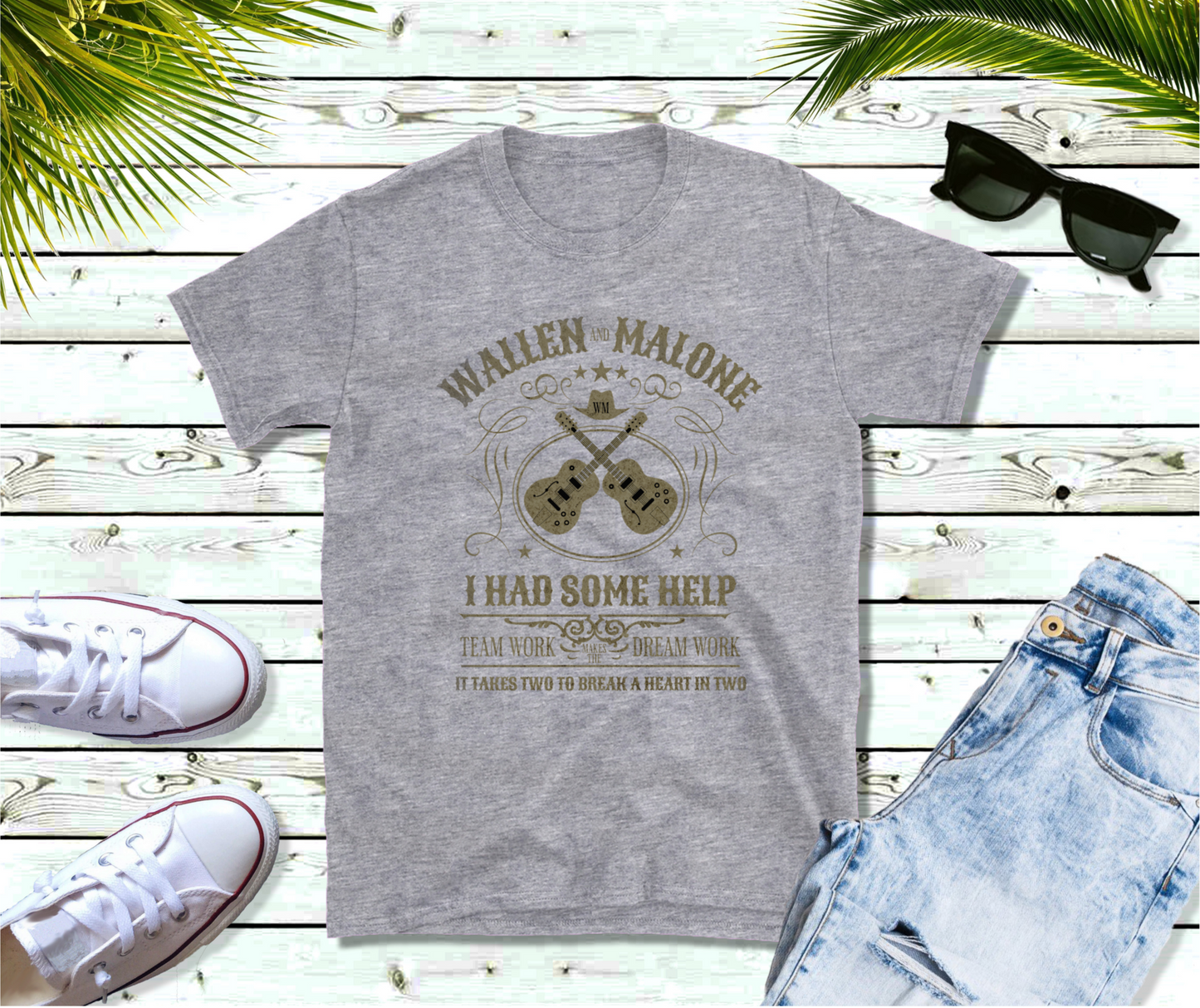 I had some help T Shirt, Country Shirt, Festival Tee, Western T-shirt, Music Shirt, Concert T-Shirt