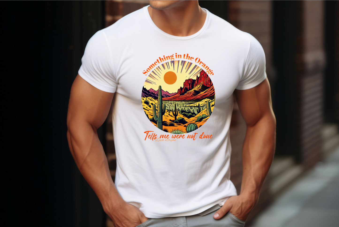 Zach Bryan "Something in the Orange" inspired T Shirt, Country Music Shirt, Festival Tee, Western T-shirt, Music Shirt, Concert T-Shirt