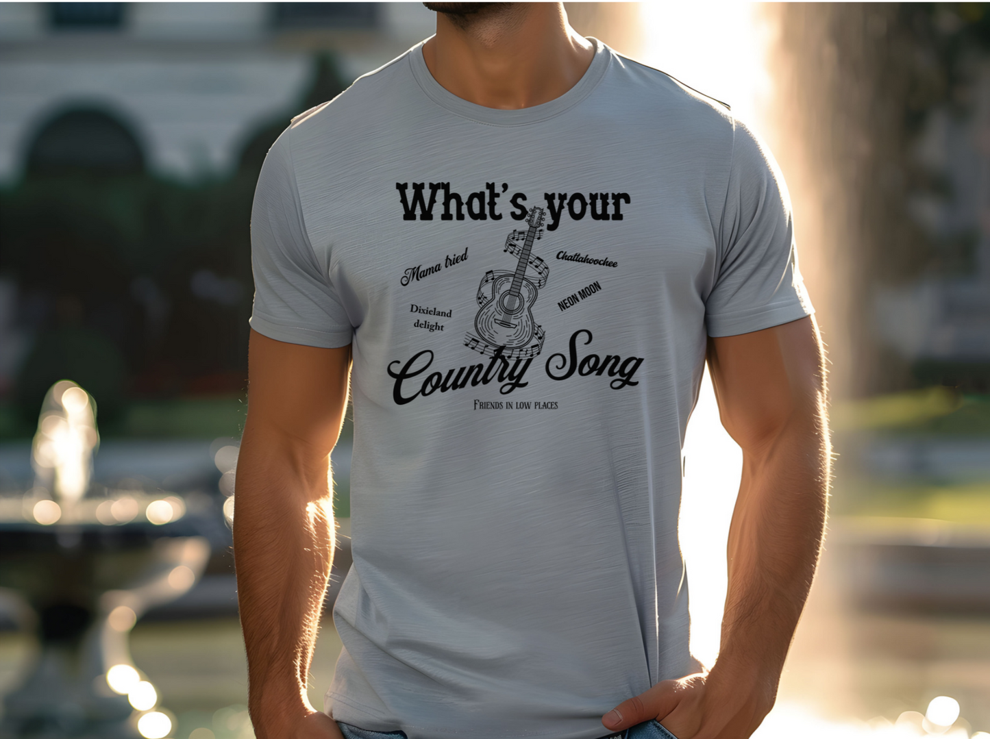 What's your country song T Shirt, Country Music Shirt, Festival Tee, Western T-shirt, Concert T Shirt,