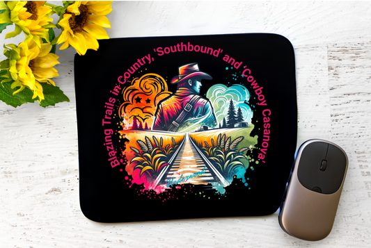 Featuring a striking silhouette of a lone traveler. The background bursts with colors and natures element