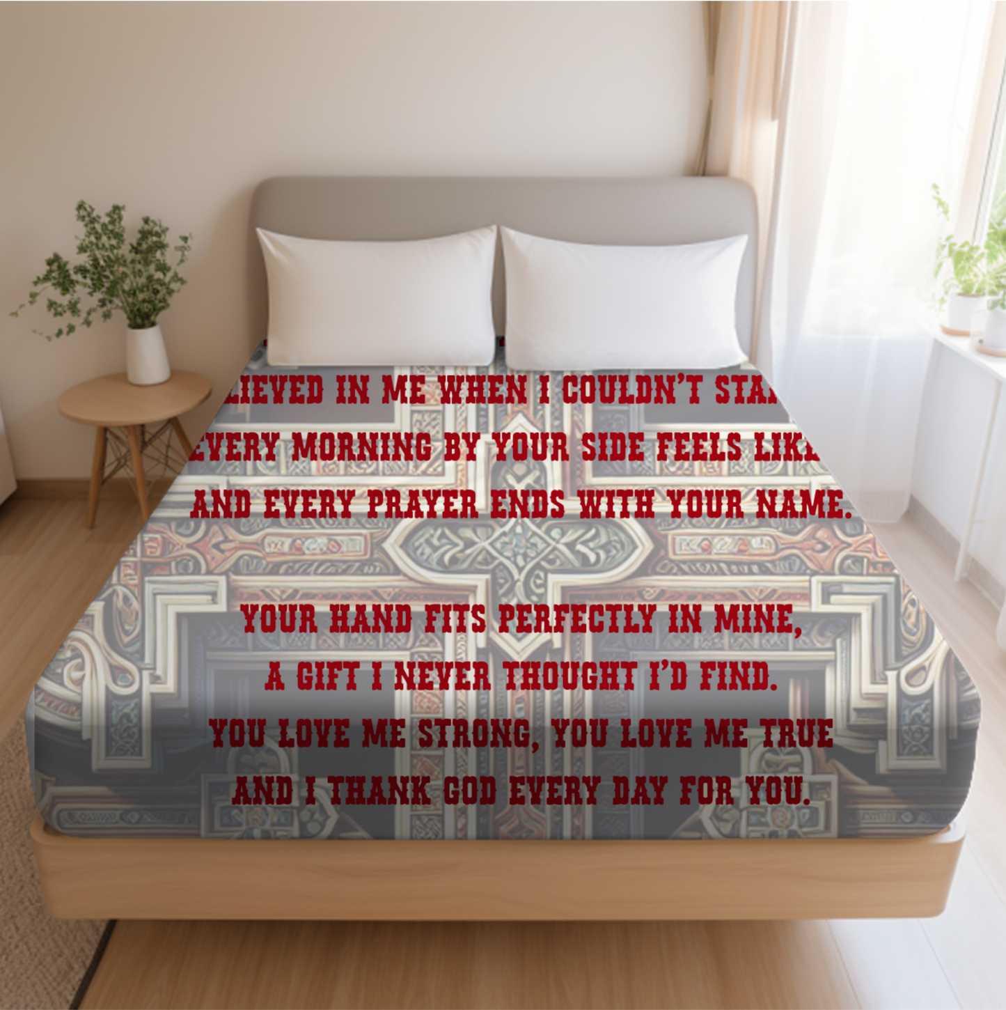 Thank God Velveteen Plush Blanket, Fan Blanket, Throw Rug, Display Blanket, Country Music Blanket,