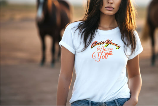 Dance with you T Shirt, Country Music Shirt, Tour Shirt, Festival Tee, Western T-shirt, Concert T-shirt, Lyric Tee