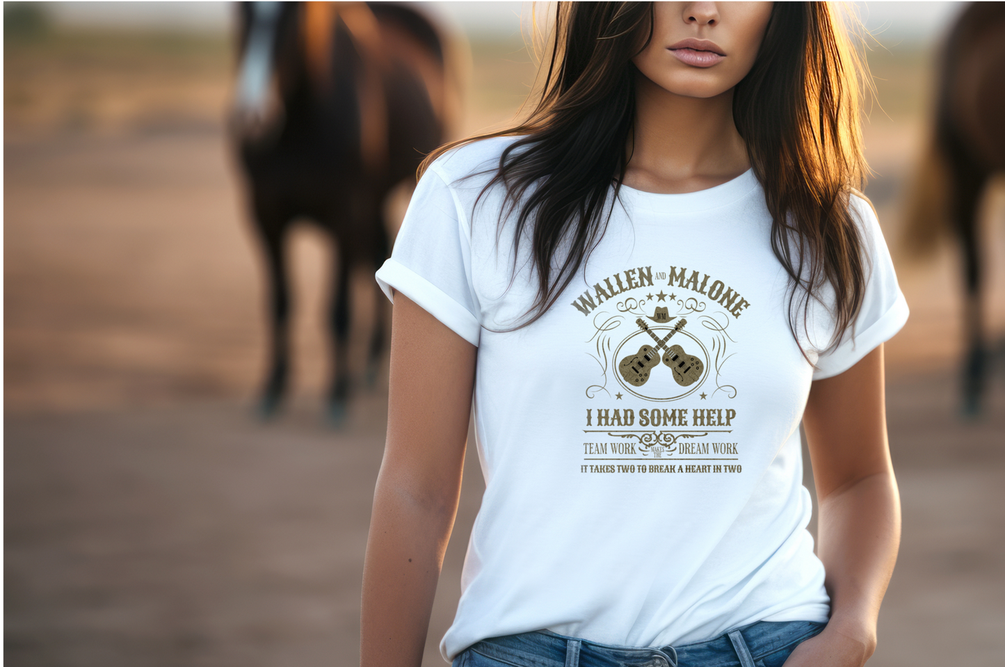 I had some help T Shirt, Country Shirt, Festival Tee, Western T-shirt, Music Shirt, Concert T-Shirt
