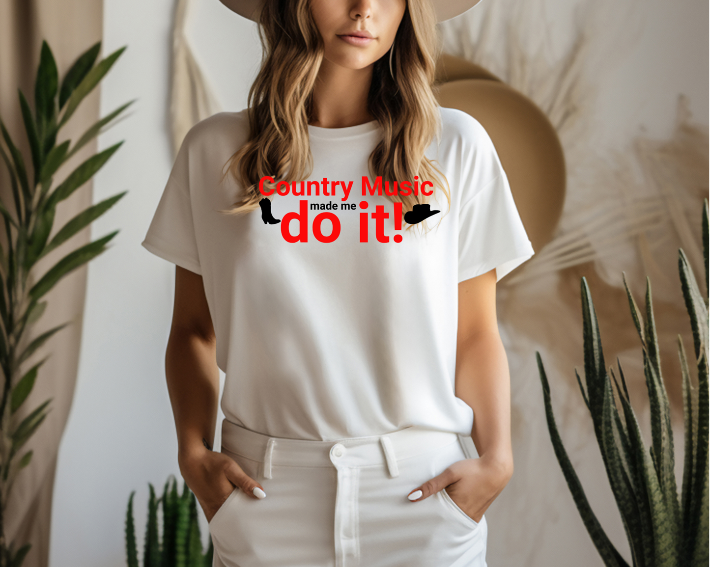 Country music made me to it T Shirt, Country Music Shirt, Festival Tee, Western T-shirt, Concert T-Shirt