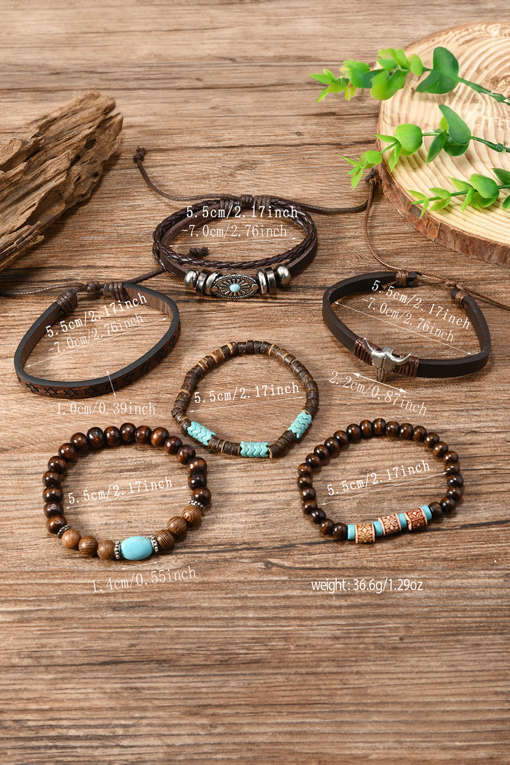 Spirit of the Range Bracelet Stack – Rustic Layers with Boho Edge